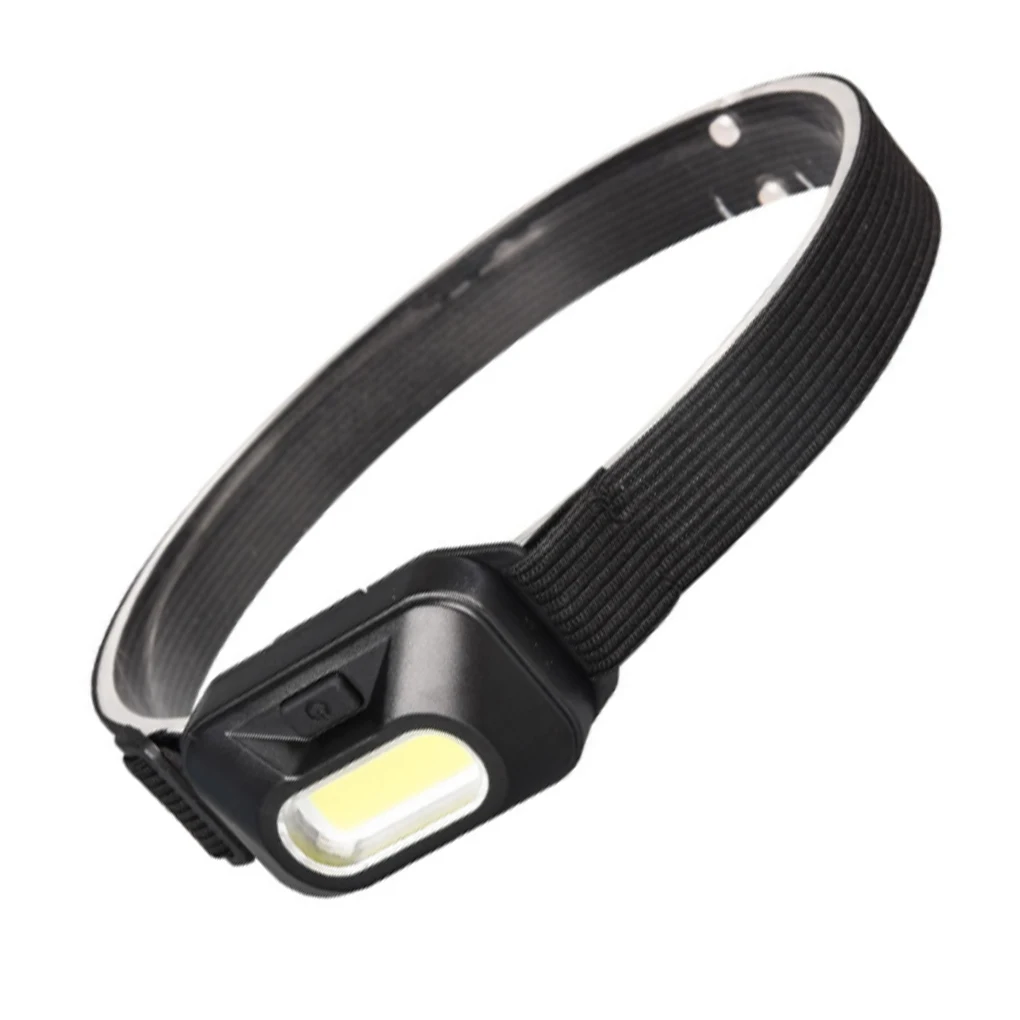 

COB Super Bright Headlamp LED 3 Modes Battery Powered Torch Outdoor Lightweight Headlight for Running Camping Hiking Working