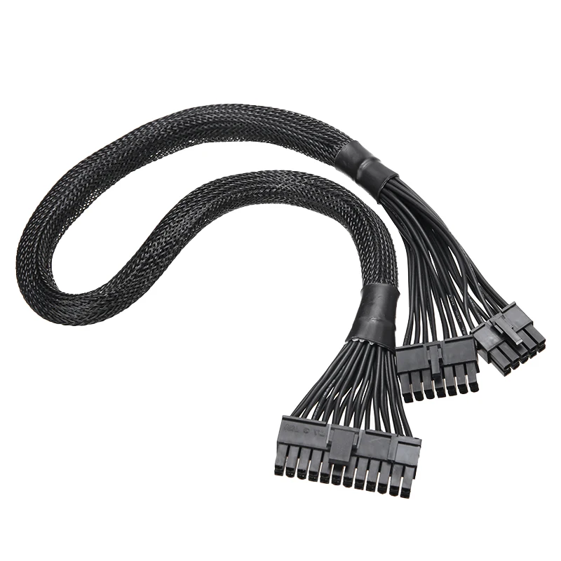 1pc Computer Private Connecting Cable Corsair AX1500i AX1200i AX860i AX760i AX1200 Black 10+14 Pin To 24 Module | Компьютеры и офис