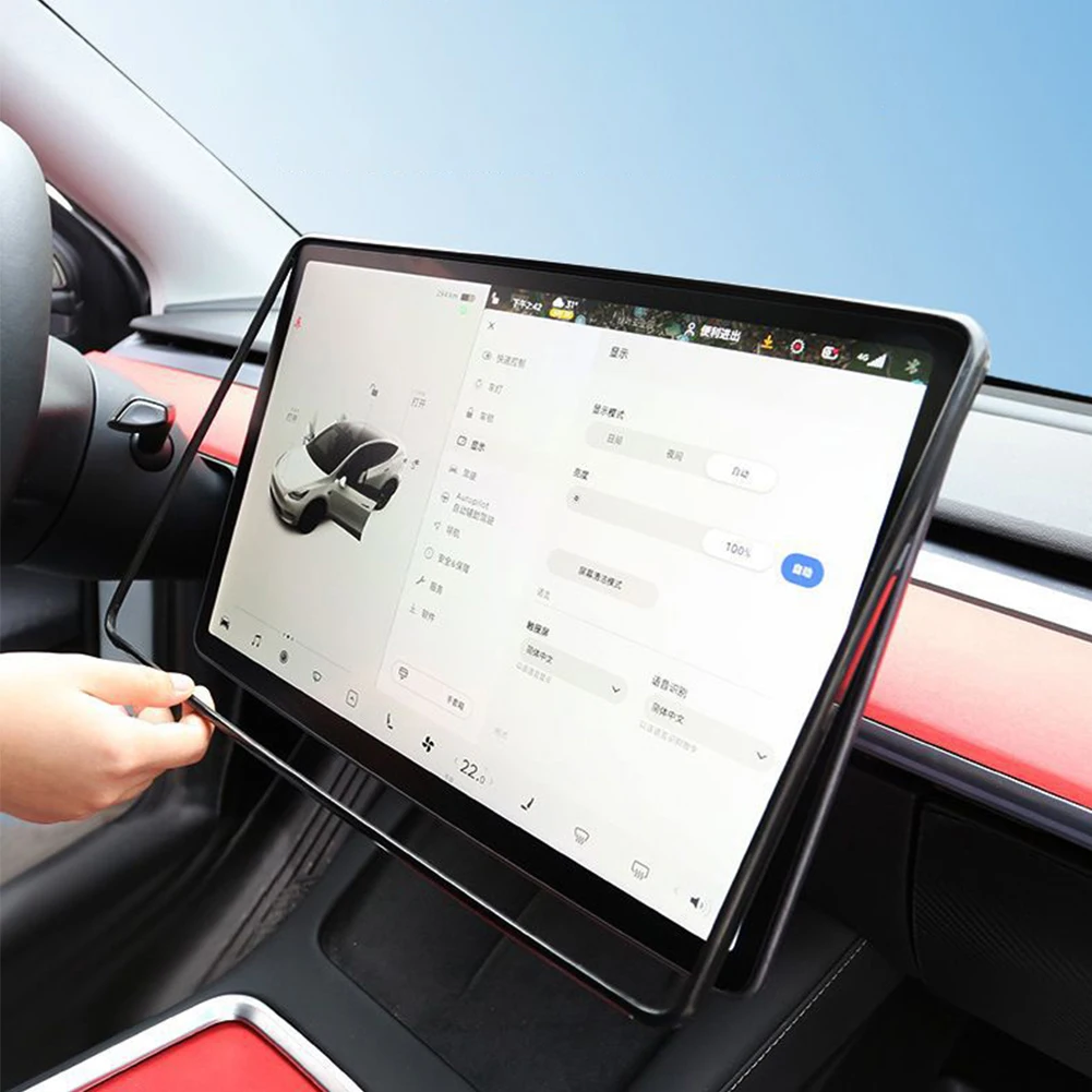 

Protective Edge Cover for Tesla Model 3 Y Navigation Screen and Central Control Easy to Install and Remove Variety of Colors