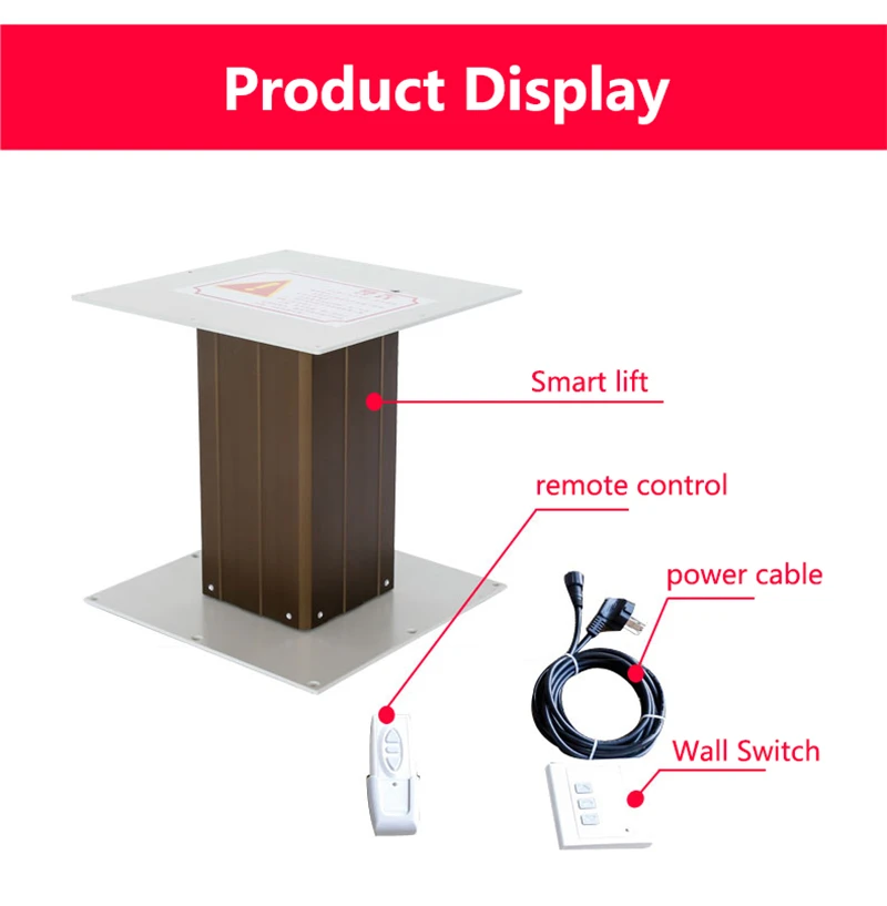 Электрические телескопические подъемные столбики набор для регулировки высоты