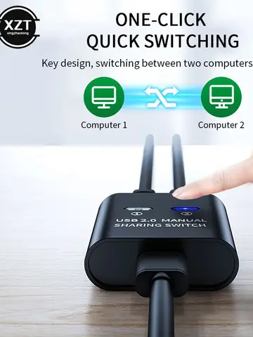 WYMECT КVM-разветвитель USB 2 порта