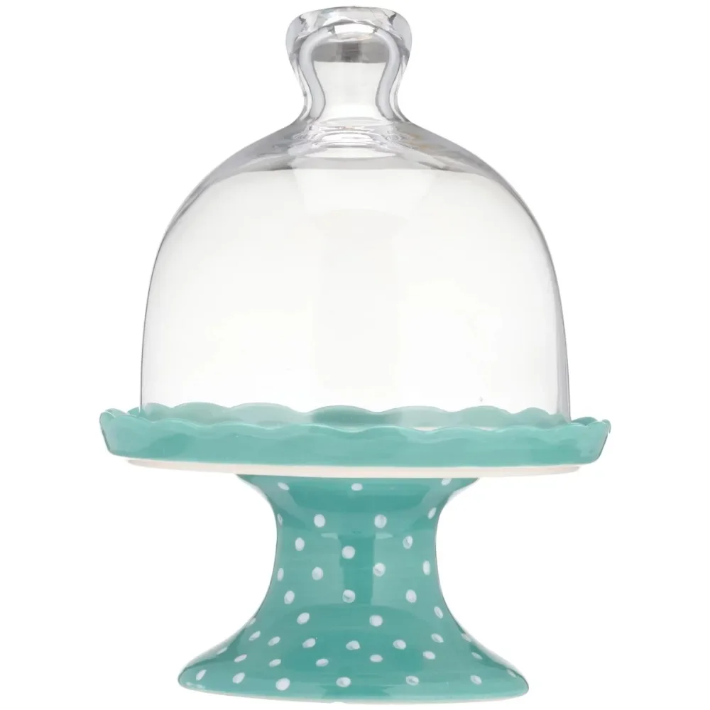 

9.5 in x 10.2 in Ceramic/Glass Dinner Party/Birthday Cupcake Stand, Ceramic