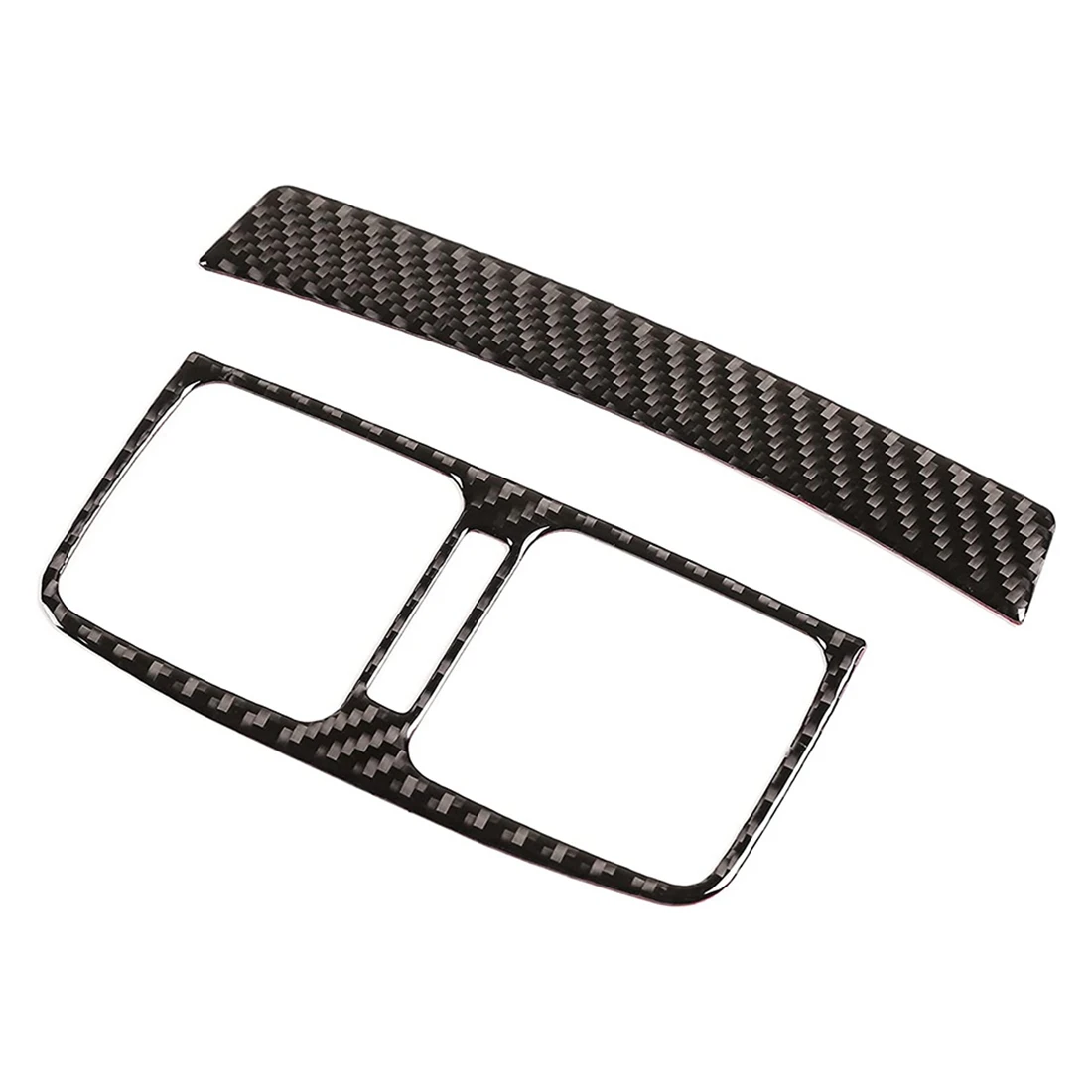 

Мягкая наклейка из углеродного волокна для Toyota Hilux 2015-2021, задний ряд, рамка вентиляционного отверстия, отделка крышки, аксессуары для интерьера