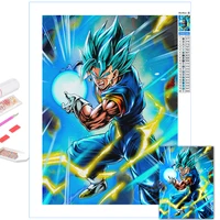 5d son goku diamond painting kits classic anime dragon ball full round drill diy embroidery picture cross stitch home wall decor