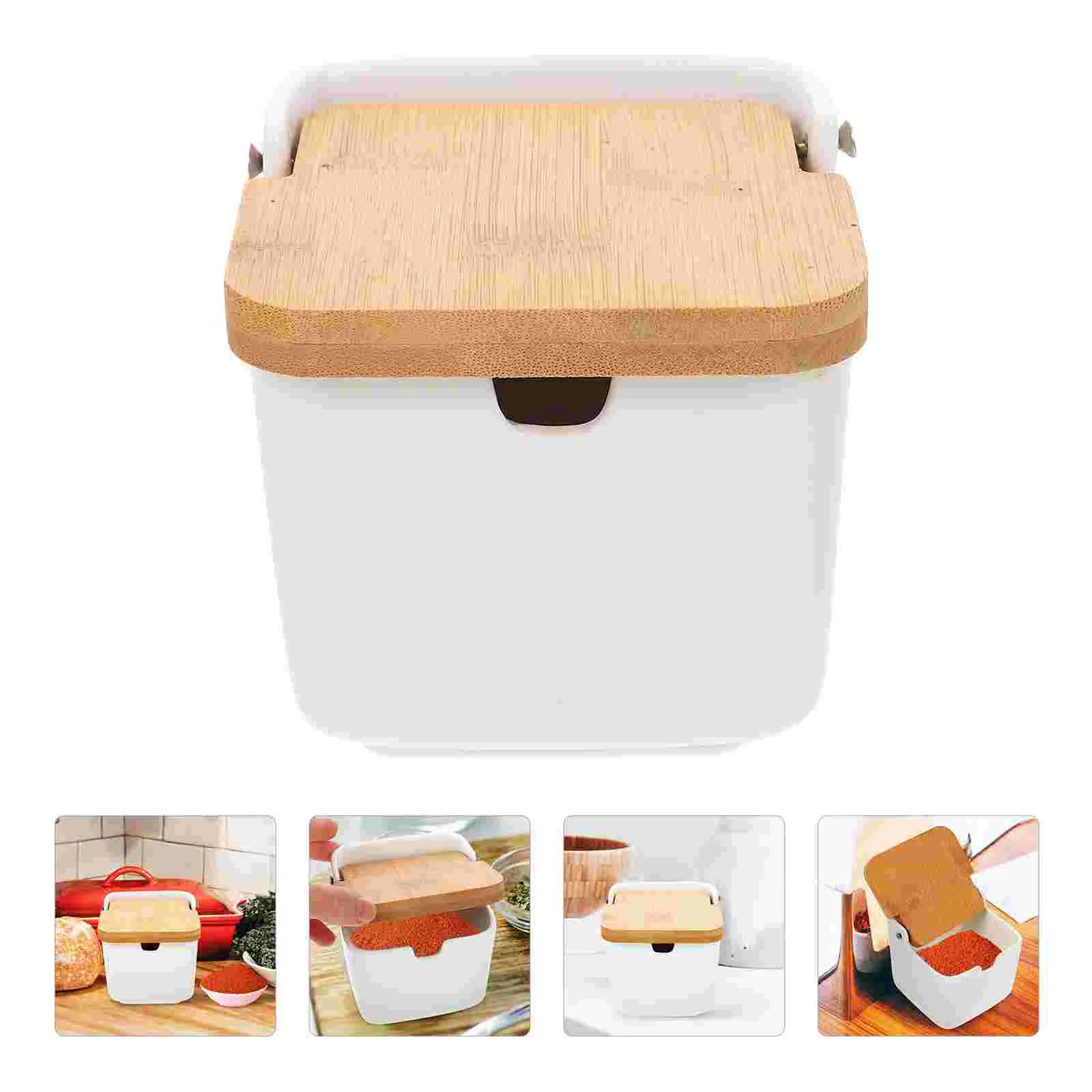 

Флип-тип, искусственная декоративная кухонная коробка для хранения специй