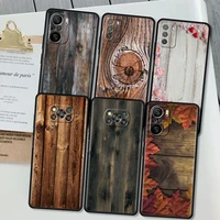 wood trees case for xiaomi poco x3 nfc x4 m4 pro f3 gt m3 11t movil smartphone shell redmi note 9s k40 9c stylish cover