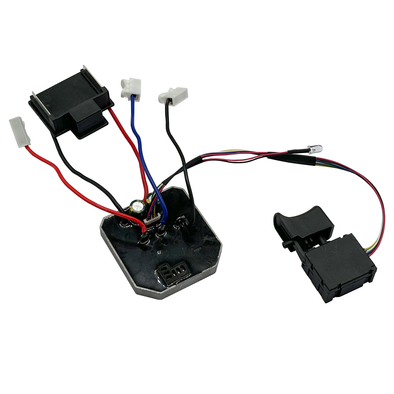 Контроллер ножного молотка Makita без сварки. Защитная пластина для литиевой ударной дрели. Плата управления двигателем 5230. с переключателем.