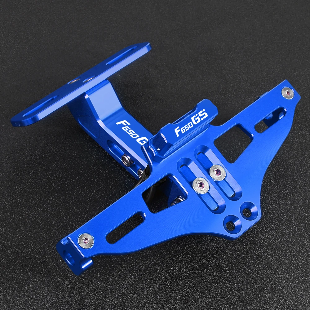 

For BMW F 650GS F650GS 2008 2009 2010 2011 2012 2013 - 2023 Moto Fender Eliminator Adjustable License Plate Holder Bracket LED