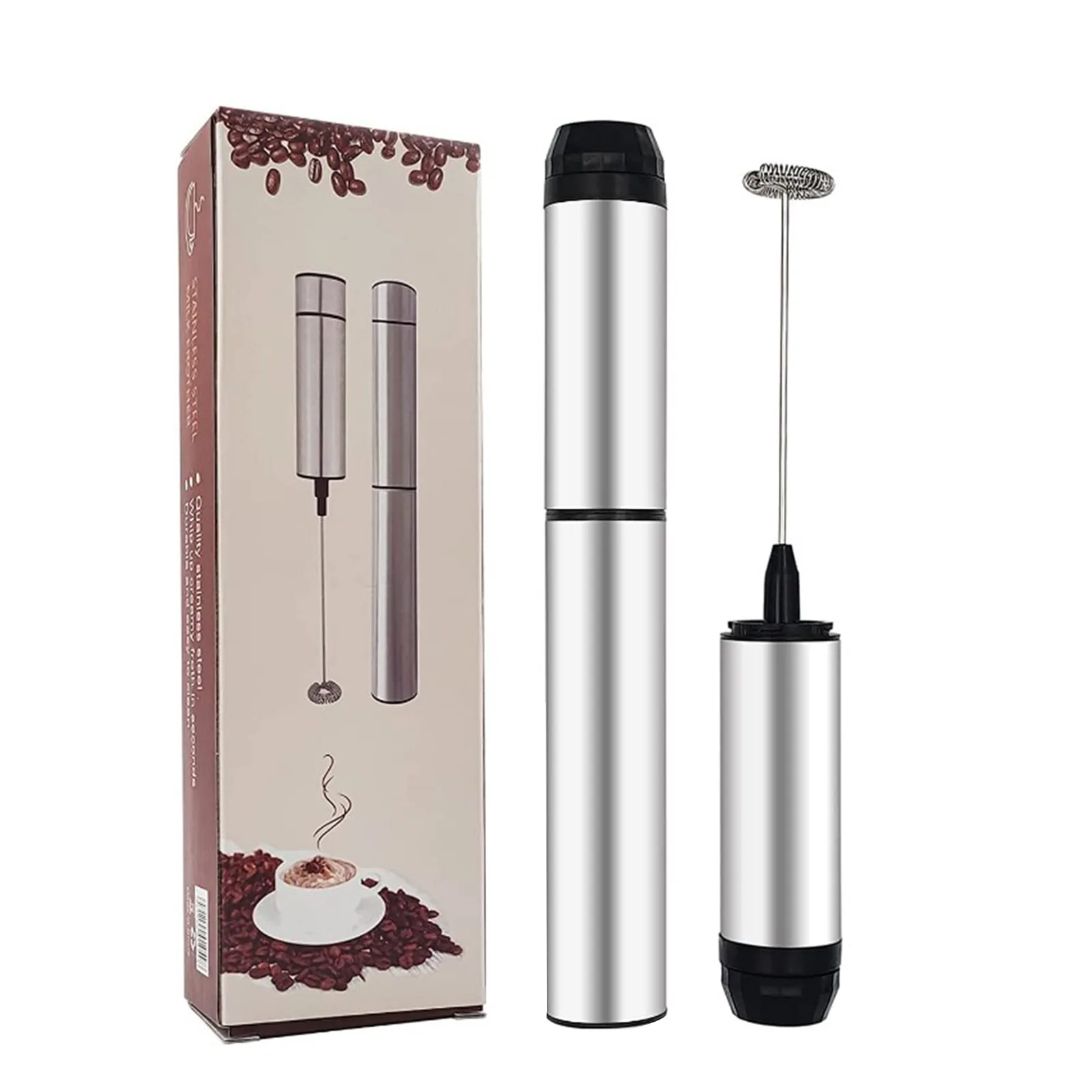 

Handheld Milk Frother Durable Handheld Mixer Electric Hand Drink Mixer Safe To Use Battery Operated Portable Frother For Milk