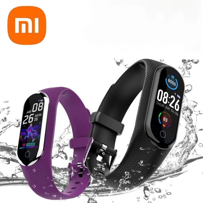 

XIAOMI M8 Smart Watch Smart Wristband Sports Watch Bluetooth Pedometer Heart Rate Blood Oxygen Smart Watch for Xiaomi Official