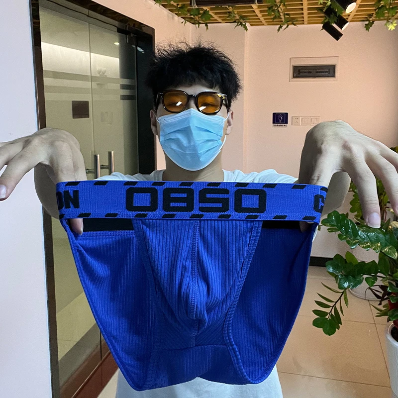 

Мужские трусы брифы с U-образным выпуклым мешочком, черные дышащие трусы слипы из хлопка, сексуальное нижнее белье для мужчин, гей-трусы 2019