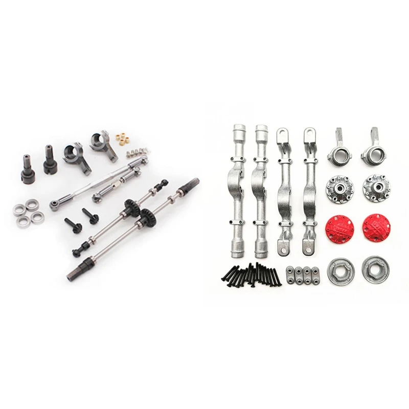 

1 Set Metal Gear Bridge Axle & 1 Set Front And Rear Metal Shaft Shell
