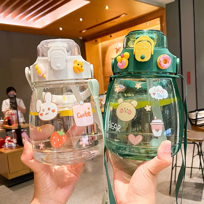 Large Cup Water Capacity High Temperature Value Girl 2022 New Summer Children's Kettle Gift |
