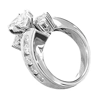 excellent lightweight non irritation women shining elegant engagement ring birthday gift finger ring engagement ring