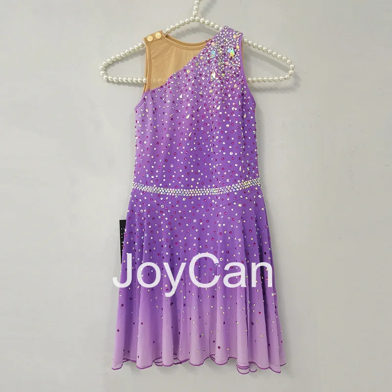 Платье для катания на коньках JoyCan Ice эластичная сетчатая танцевальная одежда из
