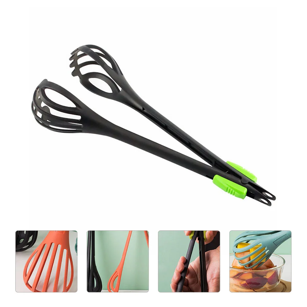 

Whisk Egg Beater Mixer Kitchen Tongs Hand Cooking Dough Tool Manual Metal Mini Balloon Mixing Blender Nylon Steel Stainless Tong