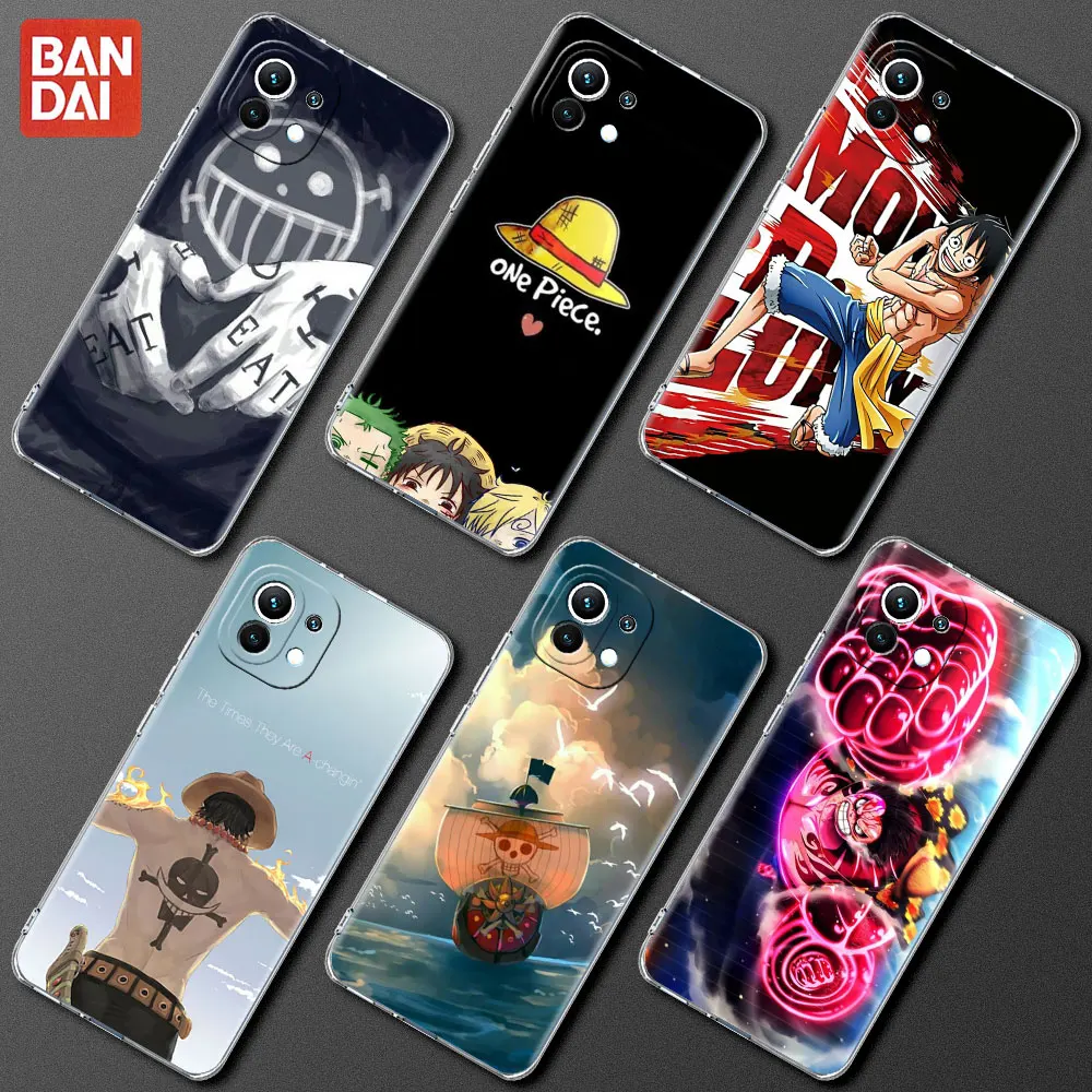 

One Piece Zoro Luffy Case for Redmi Note 11 10 9s 9 8 7 9A 9C Soft Capas For Xiaomi Mi Poco X3 NFC 10T Pro 5G Clear Phone Coque