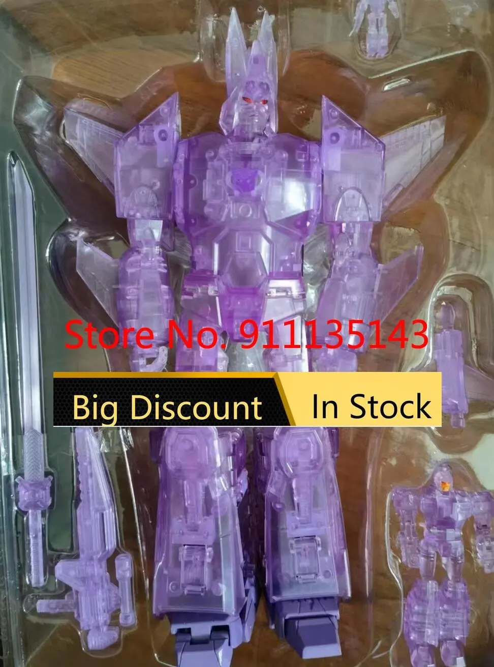 

X-Transbots MX-III MX-3 Eligos Cyclonus Transparent Ver 3rd Party Transformation Toys Anime Action Figure Toy Deformed Model