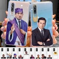 the office tv show what she said phone case for huawei p 20 30 40 pro lite psmart2019 honor 8 10 20 y5 6 2019 nova3e