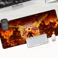 doom wireless charging mouse pad gaming accessories pc gamer mouse mats desk mat mouse for computer extended pad gamer carpet