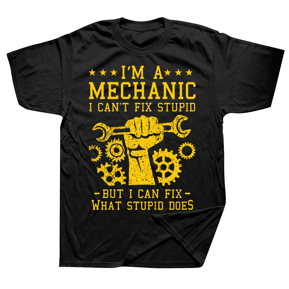 

Funny Car Mechanic Auto T Shirts Graphic Cotton Streetwear Short Sleeve Birthday Gifts Summer Style T-shirt Mens Clothing