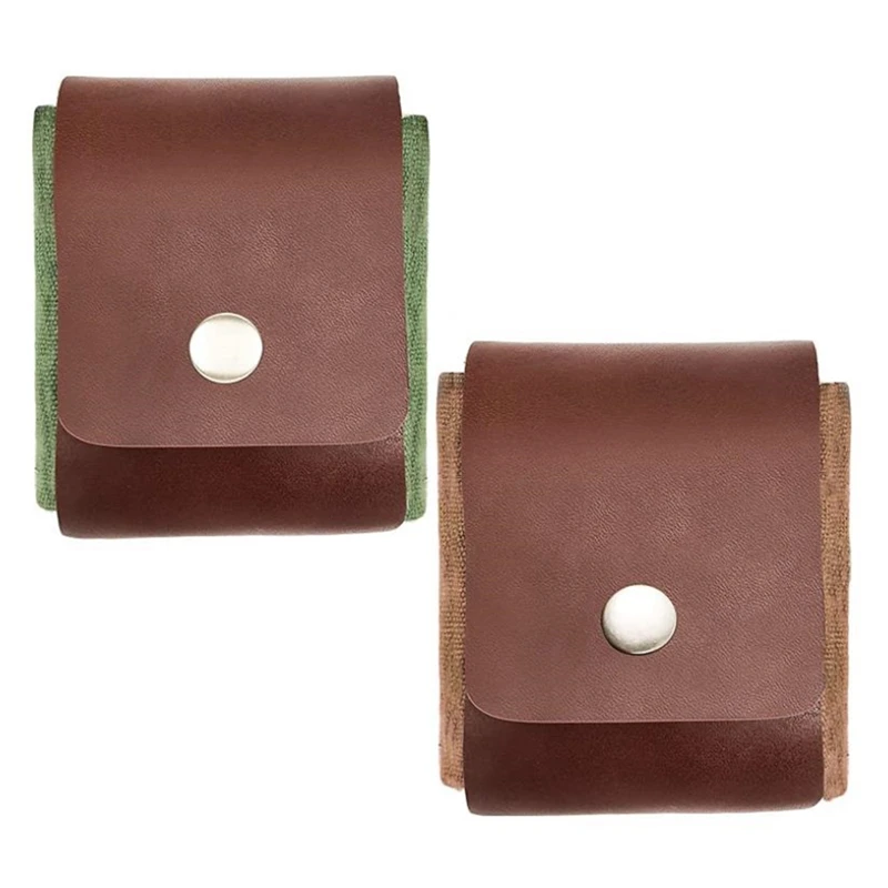 

2 Pcs Foraging Bag Shopping Bag Leather Tool Bag Mushroom Bag Portable Foldable Bag Waterproof Cloth Bag For Camping