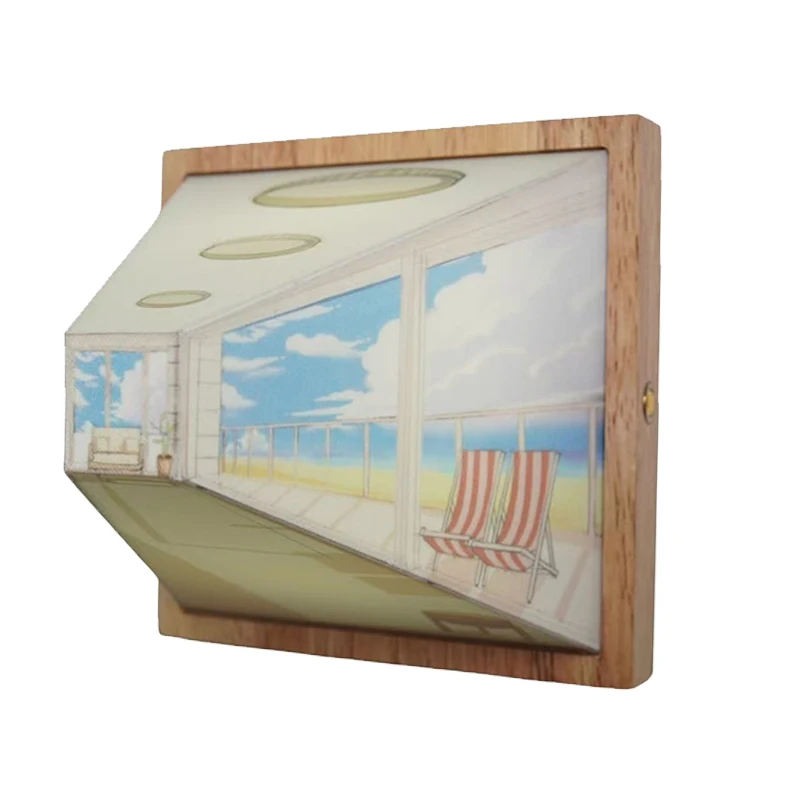 

3D ночник с обнаженным глазом, настенный светильник, украшение для гостиной, спальни, деревянная перезарядка, атмосфера, настольная лампа, забавный подарок