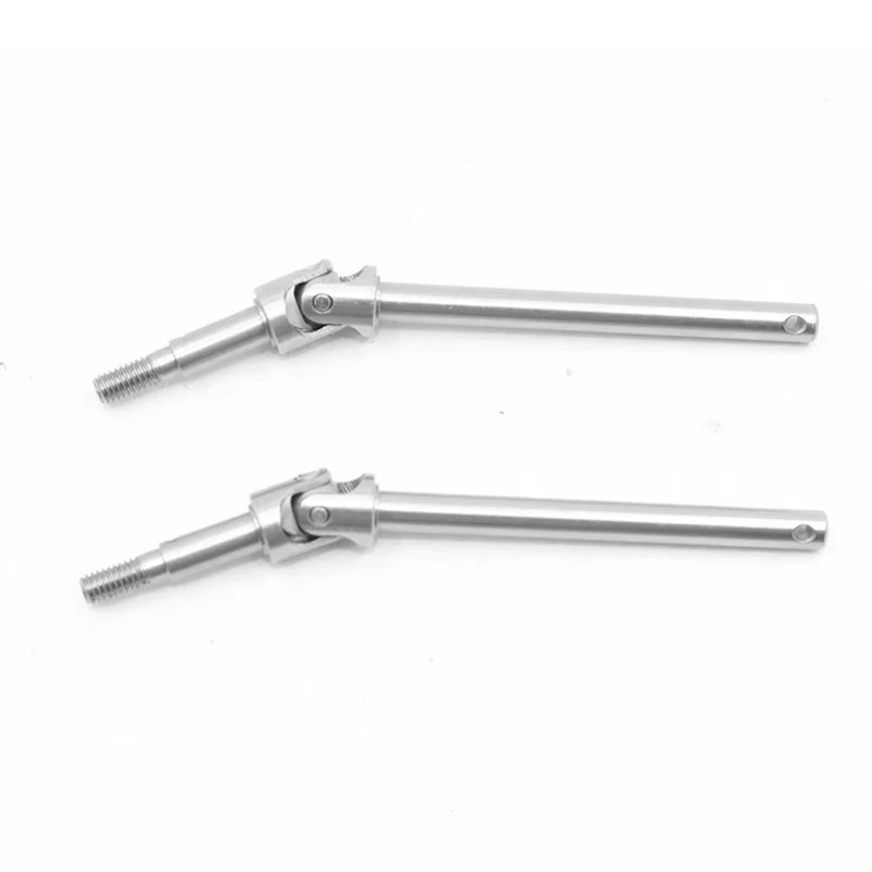 

2Pcs Metal Stainless Steel Front Drive Shaft CVD For MN G500 MN86 MN86S MN86K MN86KS 1/12 RC Crawler Car Upgrade Parts