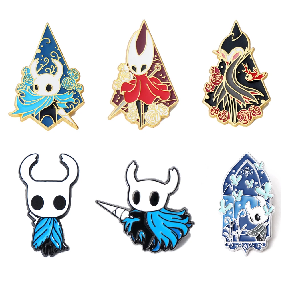 

Hollow Knight Badges Enamel Pin Brooch Cute Lapel Pins for Backpacks Brooches Fashion Game Jewelry Accessories Gifts