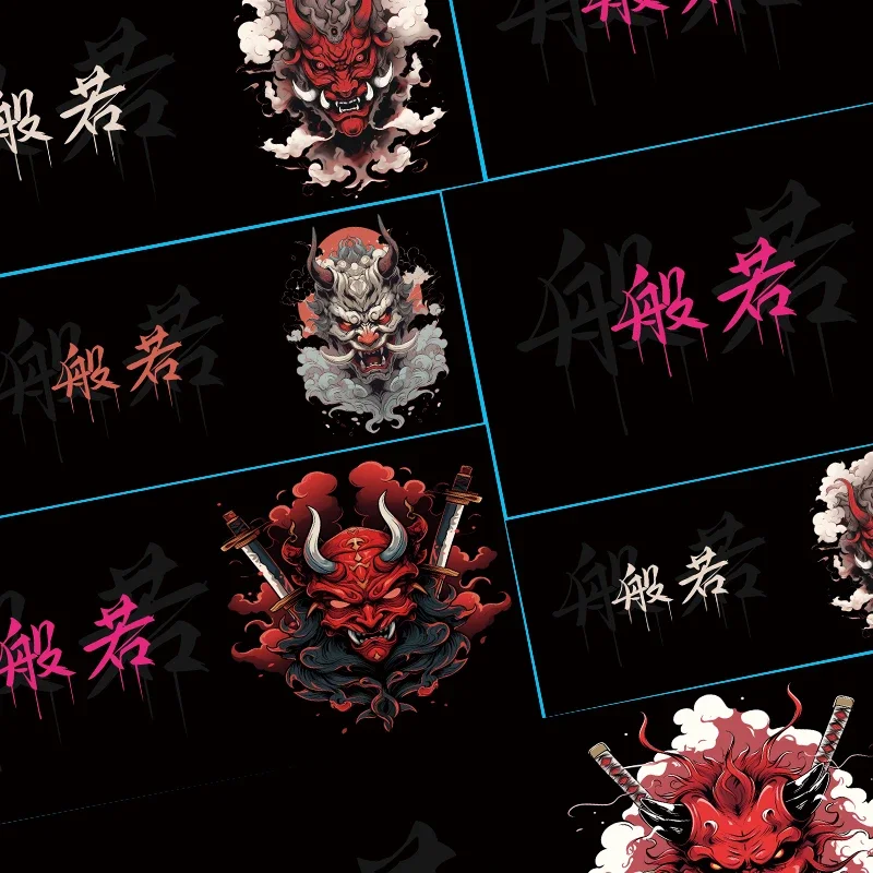 Игровые коврики для мыши Oni Mask японский коврик самурая большой с