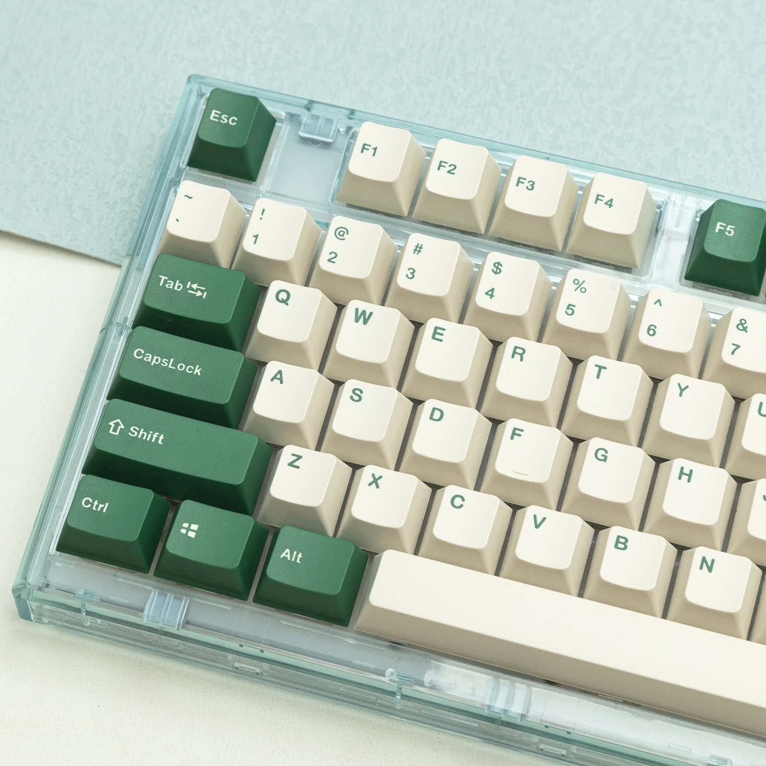 

126 Keys Cheese green OEM Profile PBT Keycaps Double Shot Keycaps For Mechanical Keyboard Keycaps For MX Switches OEM Keycaps