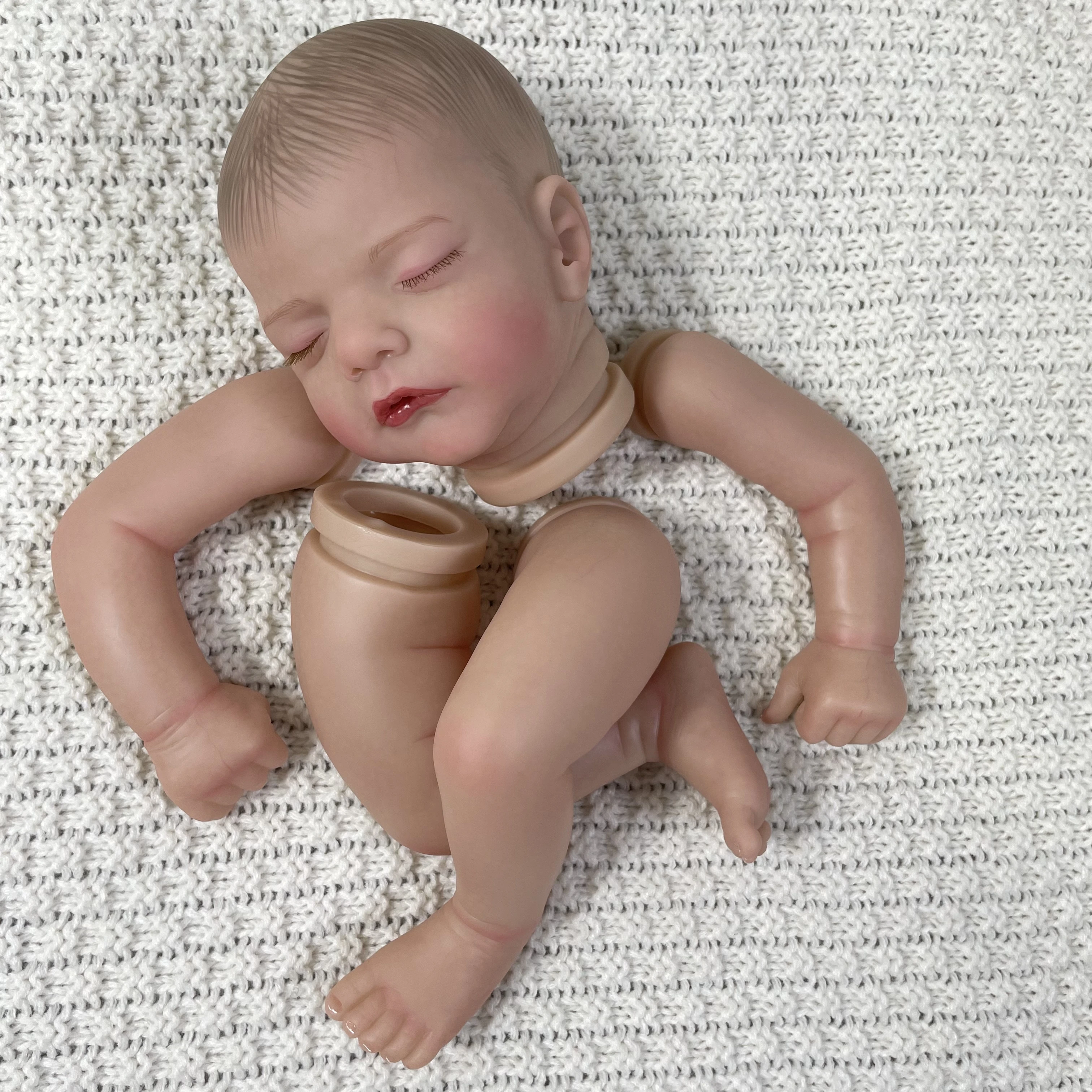 

Улучшенный Набор для рисования Sam Bebe Reborn, набор для рисования младенцев, формы в сборе, 19 дюймов, Кукла Reborn Baby, игрушки, подарок для девочки