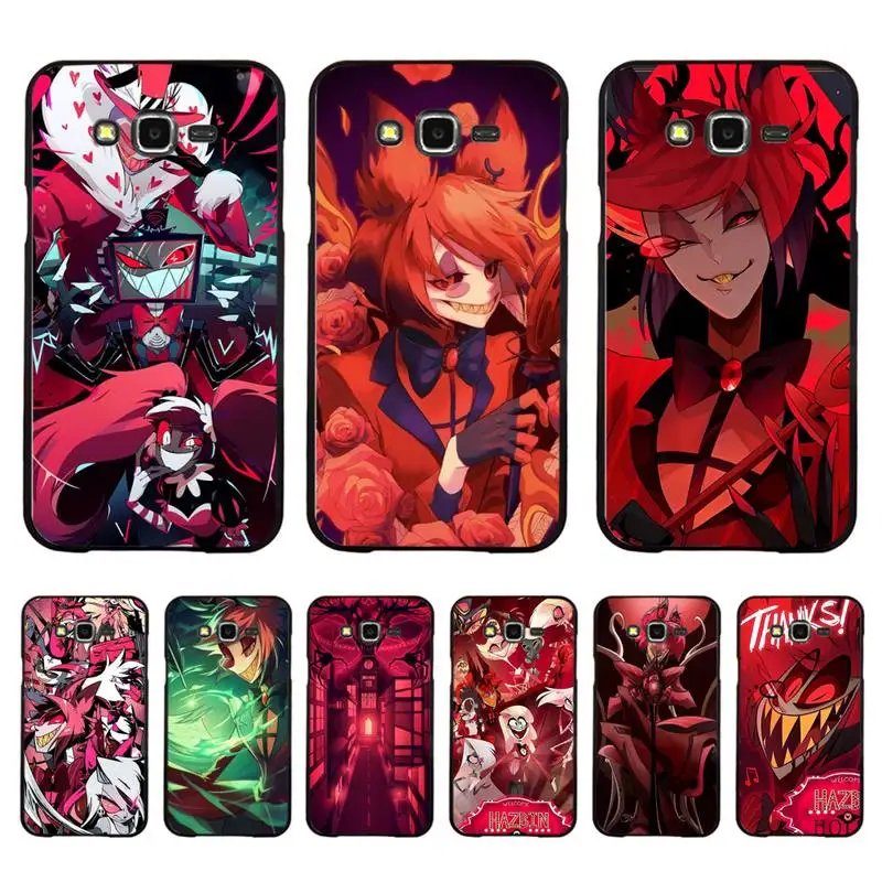 

H-Hazbin Hotels Alastor Phone Case For Samsung Galaxy J 4plus J6 J5 J72016 J7prime cover for J7Core J6plus Back Coque
