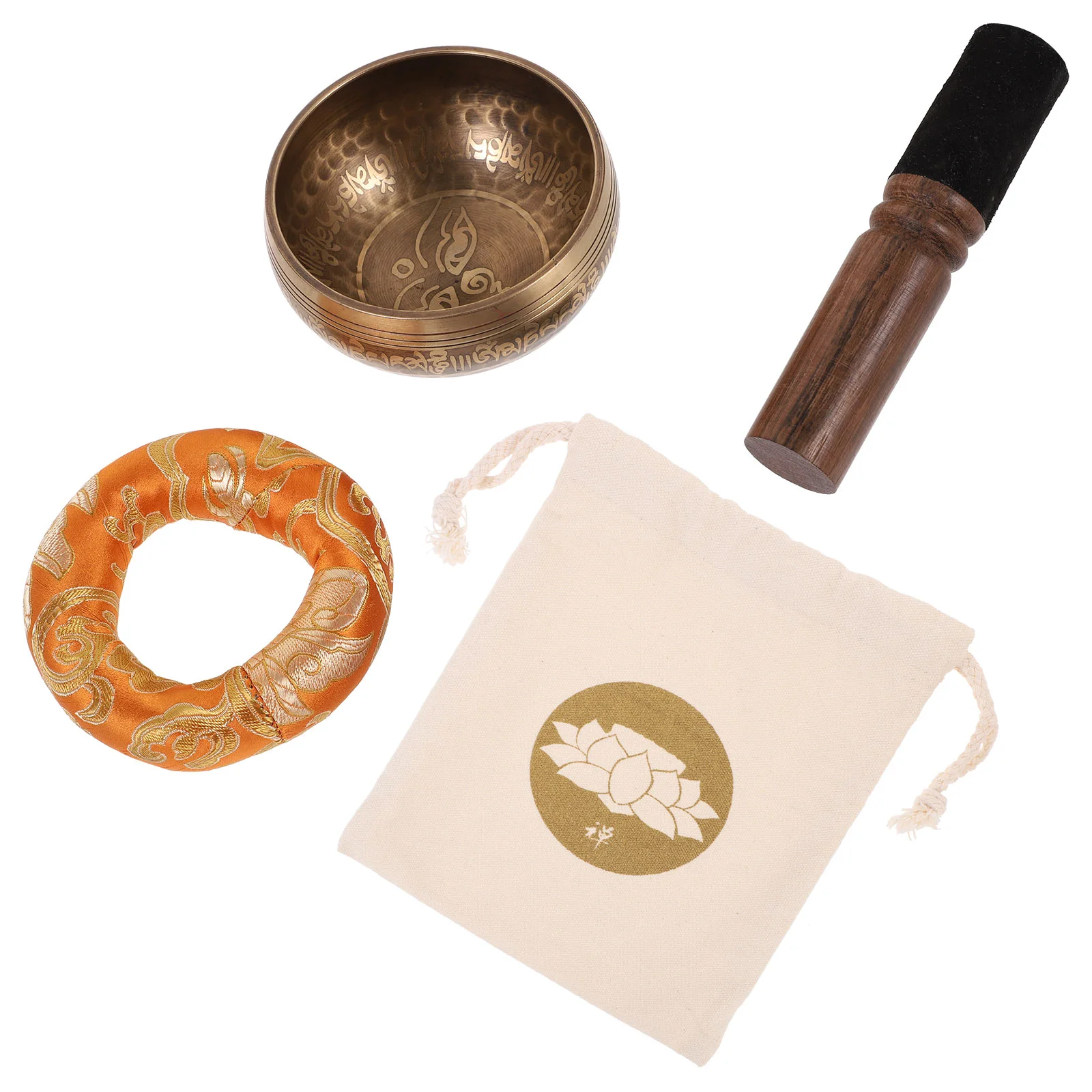 

Himalaya Bowl Hand Decor Mindfulness Bowl Set Chakra Singing Bowls Wood Singing Bowl Meditation Sound Bowl