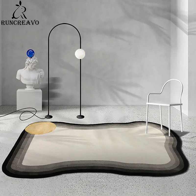 

Нескользящие ковровые покрытия с асимметричным рисунком, ковер для спальни, гостиной, домашний декор, напольные коврики, мягкие современны...