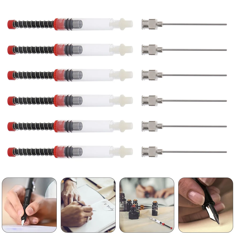 

9pcs Fountain Pen Ink Cartridge Converter Filler Ink Pen Syringe Device