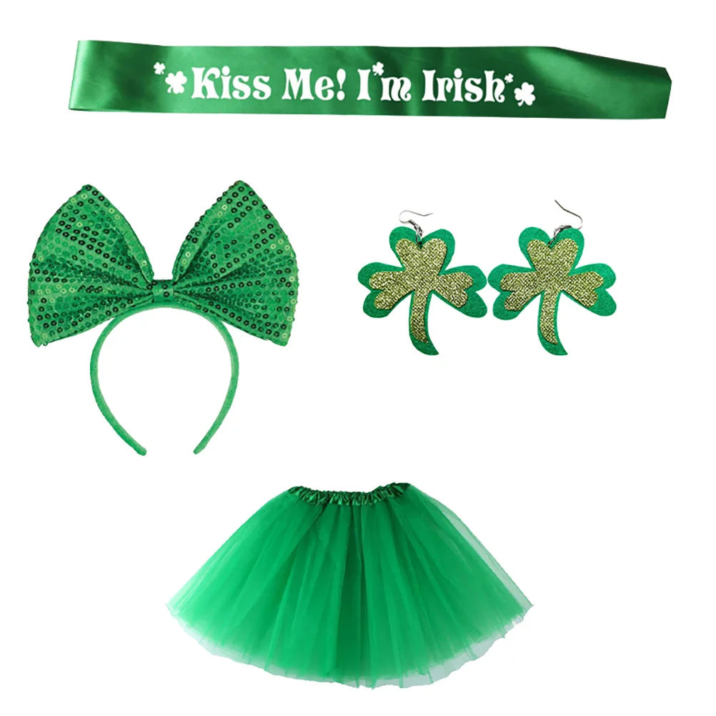 

4Pcs St Patrick's Day Accessory Patricks Party Costume Accessories