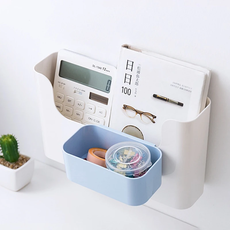 

Настенный Настольный ящик для хранения всякой всячины, многофункциональный органайзер для чехлов, держатель, коллекция бытовых предметов