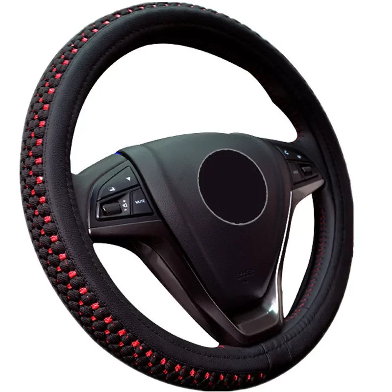 

and Feel Good Ice Silk Car Steering Wheel Cover Car Grip Cover Universal Wear-resistant and Sweat-absorbent for All