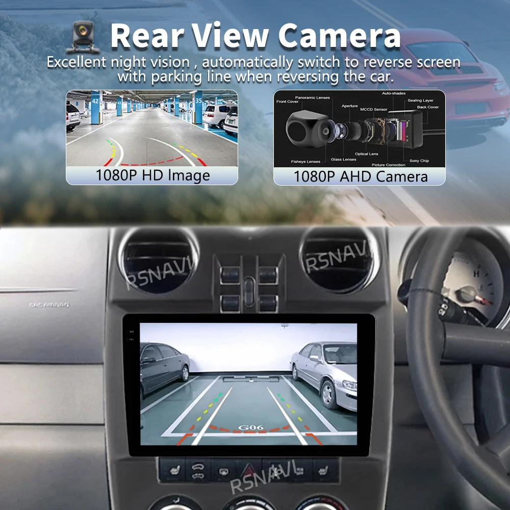Фото Автомагнитола Android 16 для Chrysler PT Cruiser 2000-2010 с навигацией, мультимедиа, Wi-Fi+4G, DVD, видео, Bluetooth и поддержкой Auto Carplay №2