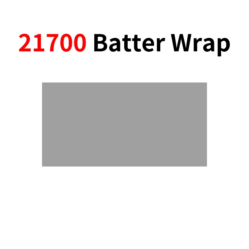 Термоусадочная трубка ПВХ для аккумуляторов 21700