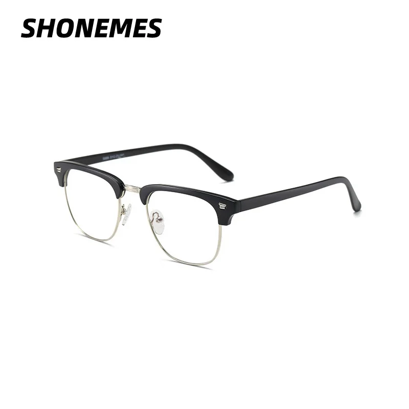 

SHONEMES Blue Light Blocking Glasses Half Frame TR90 Men Women Computer Game Eye Protection Eyewear for Unisex