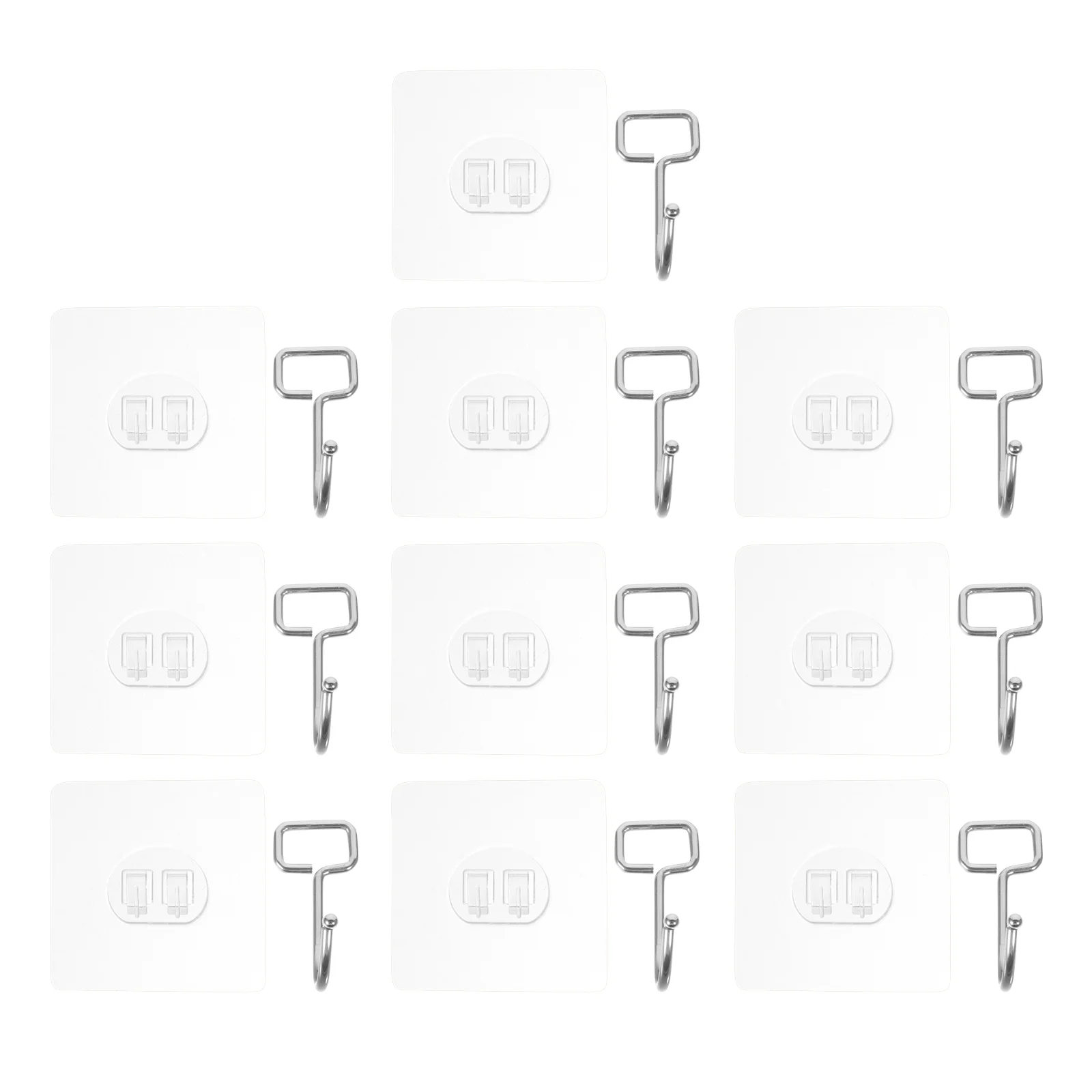 

Wall Hooks Hook Adhesive Key Coat Hanging Towel Hanger Bathroom Entryway Kitchen Single Hat Hangers Self Holder Mounted Robe