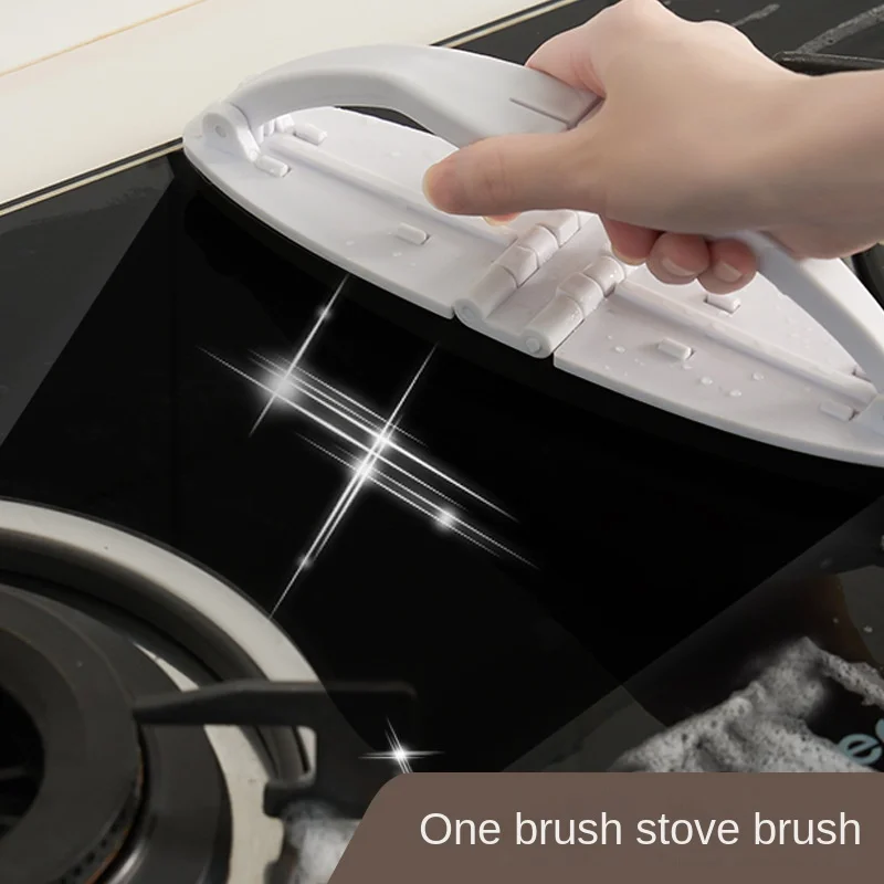 Stove Brush Household Countertop Wipe Gas Stove Brush Kitchen Bathroom Floor Tile Wipe A Brush Decontamination Cleaning Brush