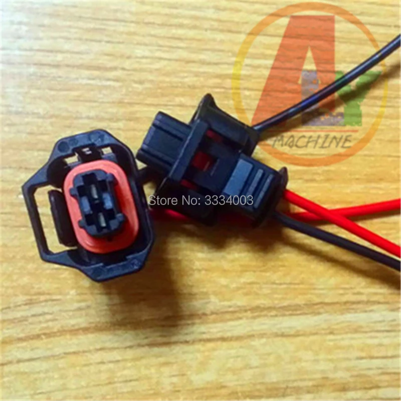 

2 Pins Metering Unit Water Temperature Rotational Speed Injector Camshaft Position Sensor Plug For Bosccch