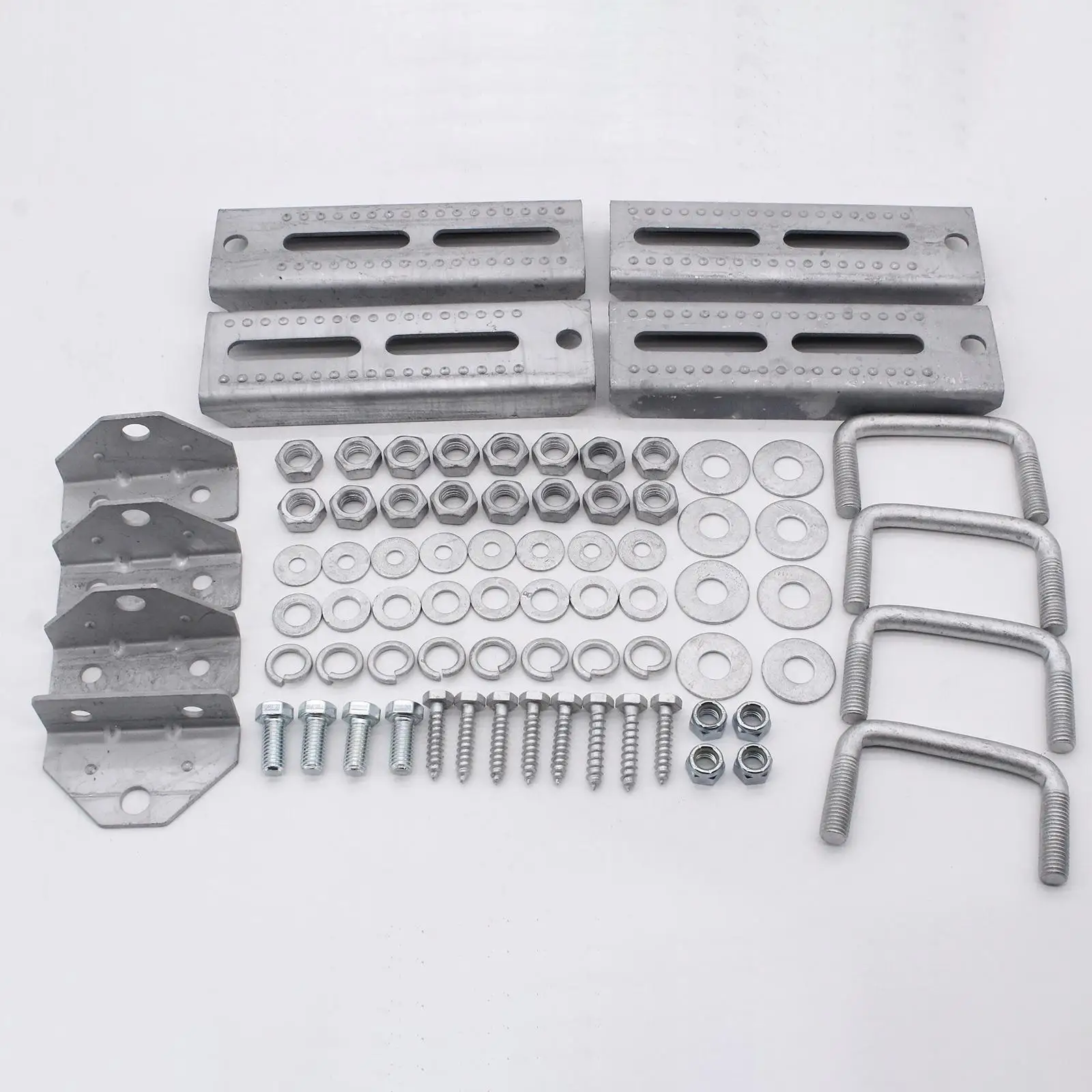 Комплект поворотных кронштейнов с верхней крышкой U-образные болты винты гайки