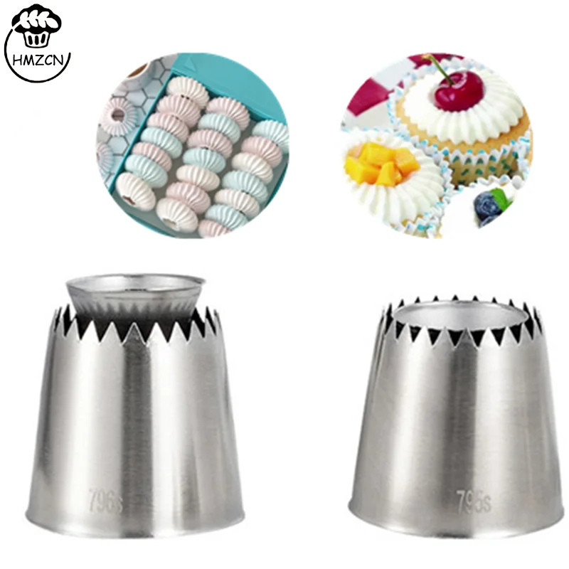

Icing Piping Nozzles Cookie Biscuit Russian Ice Cream Pastry Tips Cake Mold Cake Decorating Tools Kitchen Baking Accessories 1PC
