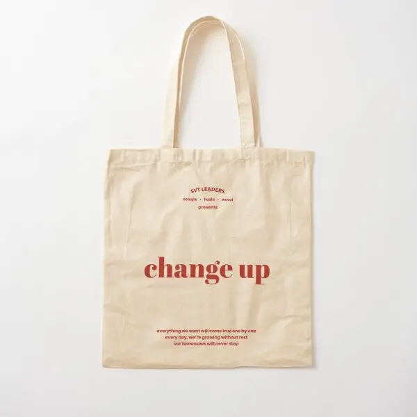 

Seventeen Leaders Change Up Tote Bag E Canvas Bag Fabric Unisex Handbag Fashion Ladies Printed Grocery Shoulder Bag Casual