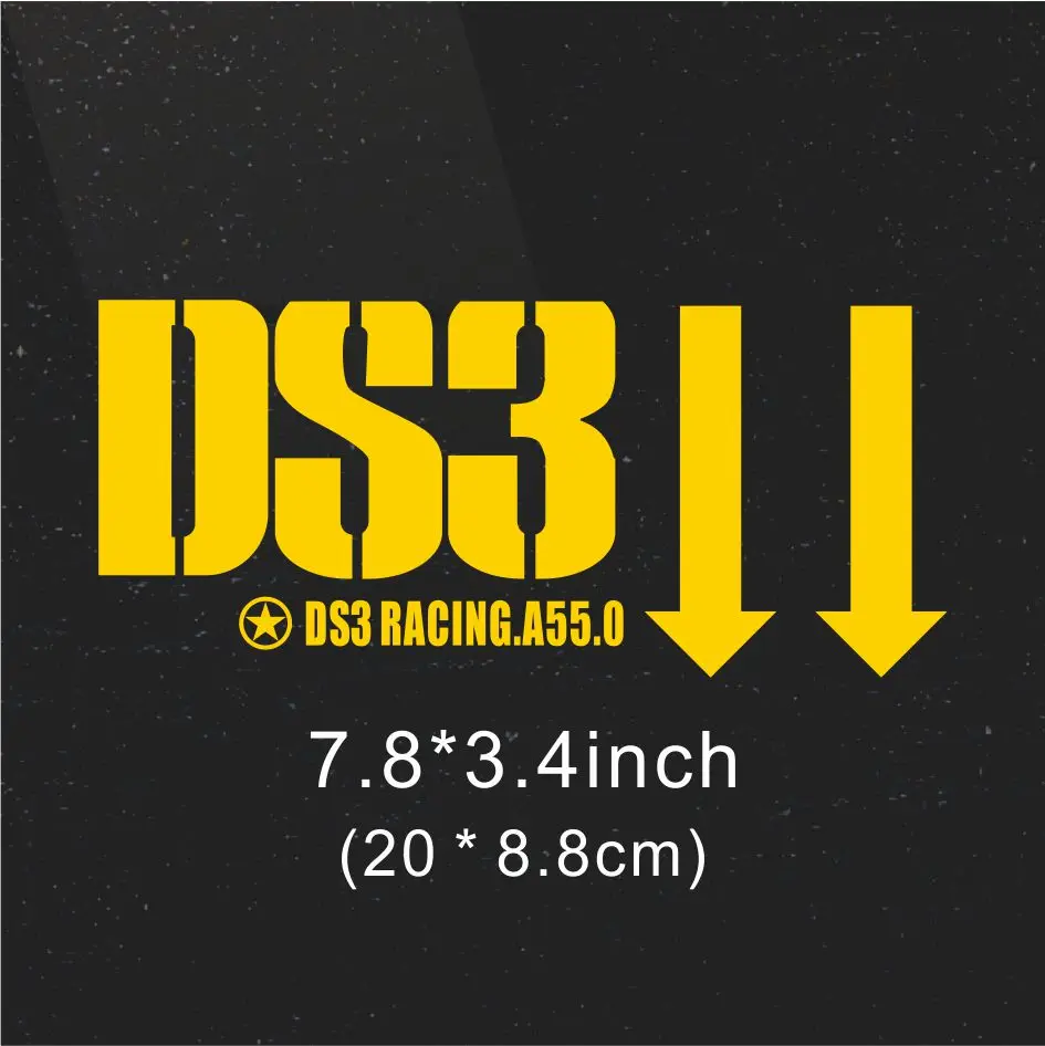 

1 Pc Car Sticker Interior Dashborad Graphics Vinyl Decal For Citroen DS3 Racing Sport Accessories