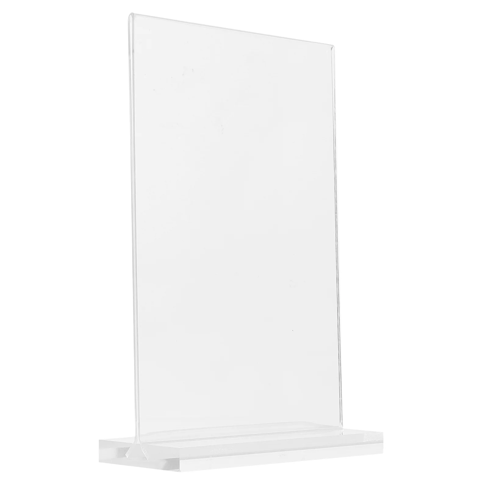 

Holder Display Sign Stand Acrylic Clear Table Menu Tabletop Paper Frame Poster Racks Holders Picture Desktop Stands Document